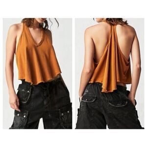 Free people we the free Women's Karri Swing Tank Top in pecan small NEW